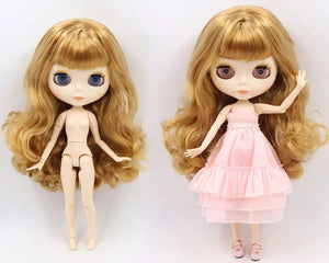 Planet Gates Doll and hands AB / CHINA / 30cm height ICY DBS Blyth Doll Joint Body 30CM BJD Toy White Shiny Face and frosted Face with Extra Hands AB and Panel 1/6 DIY Fashion Doll
