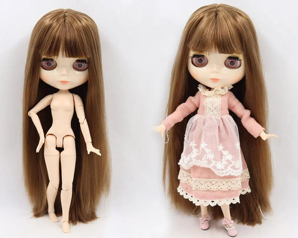 Planet Gates Doll and hands AB / CHINA / 30cm height ICY DBS Blyth Doll Joint Body 30CM BJD Toy White Shiny Face and frosted Face with Extra Hands AB and Panel 1/6 DIY Fashion Doll