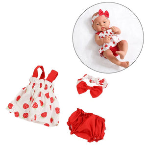 Planet Gates Doll Clothes Dress Jumpsuit Vest For 40cm New Baby Reborn American Doll Baby Girl DIY Clothes Toys for 16 Inch Dolls