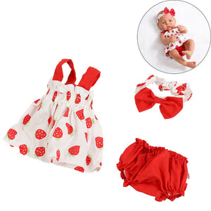 Planet Gates Doll Clothes Dress Jumpsuit Vest For 40cm New Baby Reborn American Doll Baby Girl DIY Clothes Toys for 16 Inch Dolls