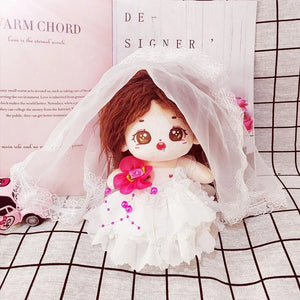 Planet Gates Doll Clothes for 20cm Idol Doll Outfit Accessories Maid Skirt Wedding Dress Hoodie for Korea Kpop EXO Super Star Dolls Toys Gift