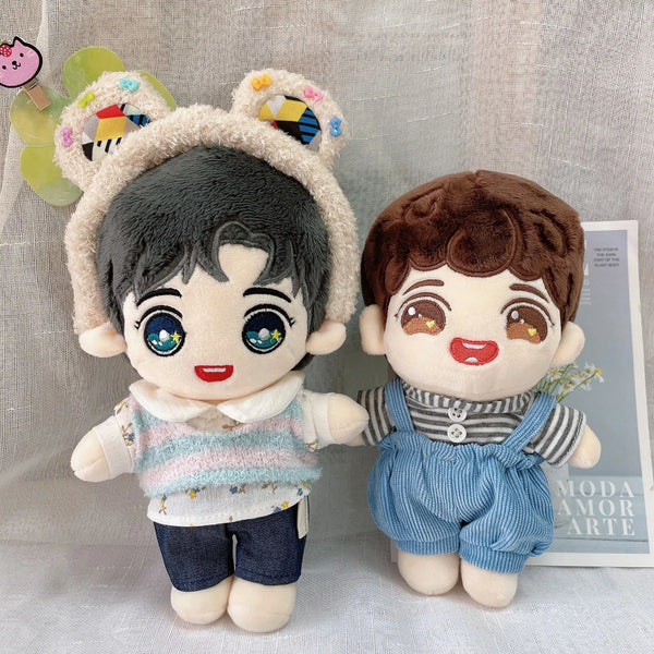 Planet Gates Doll Clothes for 20cm Idol Dolls Accessories Plush Doll's Clothing Sweater Stuffed Toy Dolls Outfit for Korea Kpop EXO Dolls