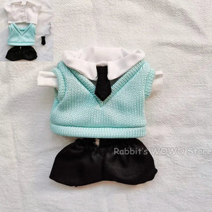 Planet Gates Doll Clothes for 20cm Idol Dolls Accessories Plush Doll's Clothing Sweater Stuffed Toy Dolls Outfit for Korea Kpop EXO Dolls