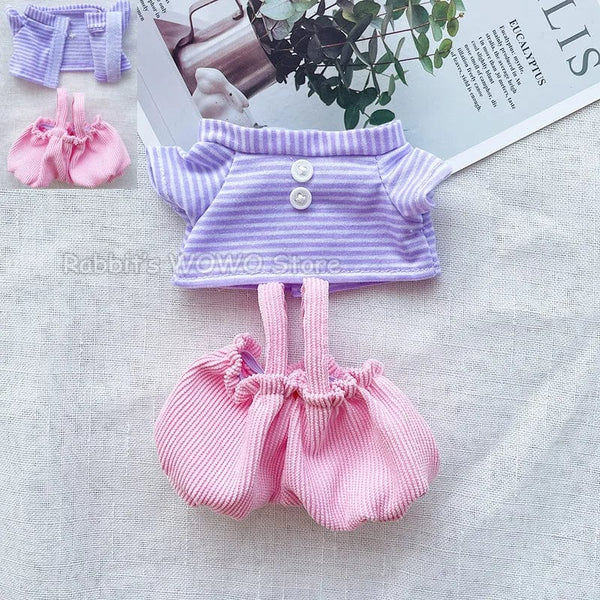 Planet Gates Doll Clothes for 20cm Idol Dolls Accessories Plush Doll's Clothing Sweater Stuffed Toy Dolls Outfit for Korea Kpop EXO Dolls