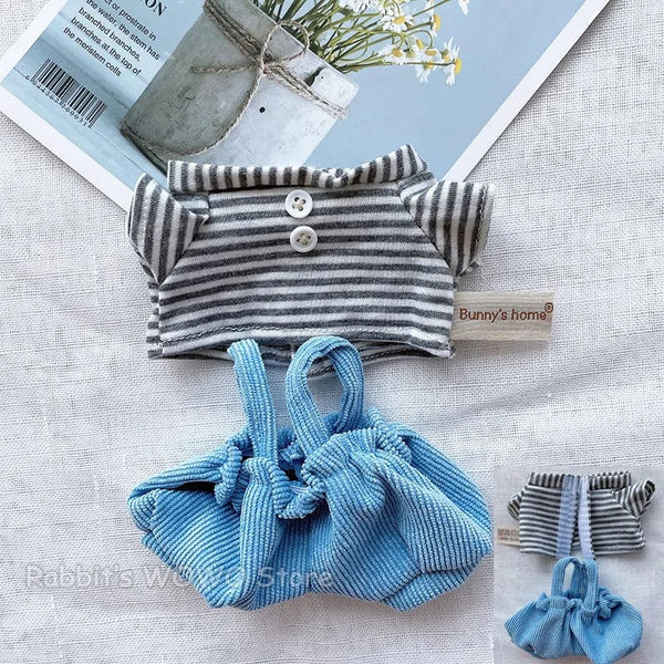 Planet Gates Doll Clothes for 20cm Idol Dolls Accessories Plush Doll's Clothing Sweater Stuffed Toy Dolls Outfit for Korea Kpop EXO Dolls