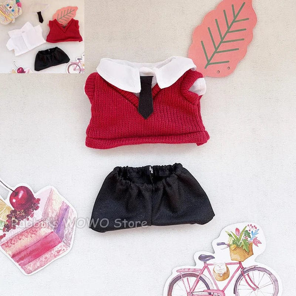 Planet Gates Doll Clothes for 20cm Idol Dolls Accessories Plush Doll's Clothing Sweater Stuffed Toy Dolls Outfit for Korea Kpop EXO Dolls