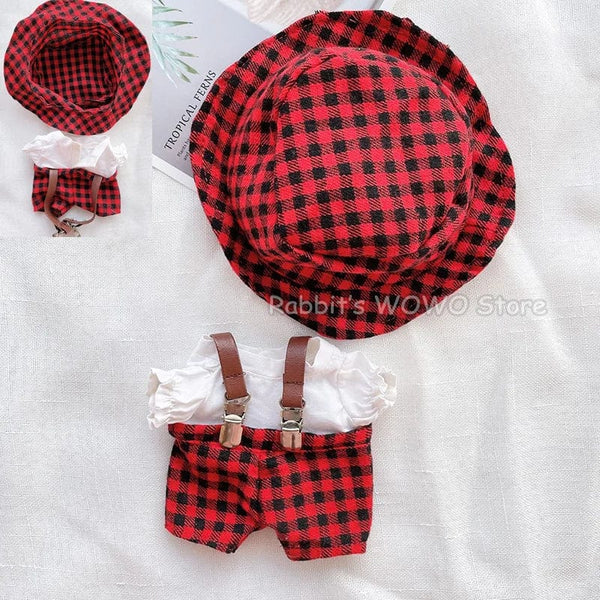 Planet Gates Doll Clothes for 20cm Idol Dolls Accessories Plush Doll's Clothing Sweater Stuffed Toy Dolls Outfit for Korea Kpop EXO Dolls