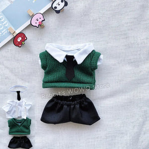 Planet Gates Doll Clothes for 20cm Idol Dolls Accessories Plush Doll's Clothing Sweater Stuffed Toy Dolls Outfit for Korea Kpop EXO Dolls