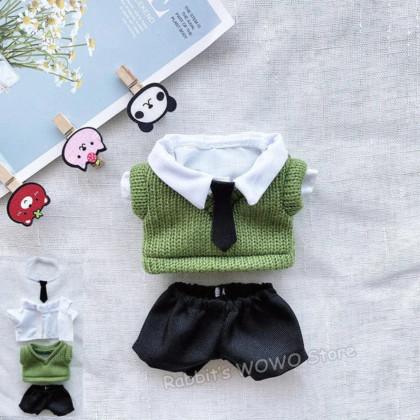 Planet Gates Doll Clothes for 20cm Idol Dolls Accessories Plush Doll's Clothing Sweater Stuffed Toy Dolls Outfit for Korea Kpop EXO Dolls