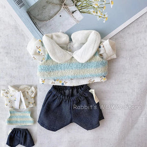 Planet Gates Doll Clothes for 20cm Idol Dolls Accessories Plush Doll's Clothing Sweater Stuffed Toy Dolls Outfit for Korea Kpop EXO Dolls