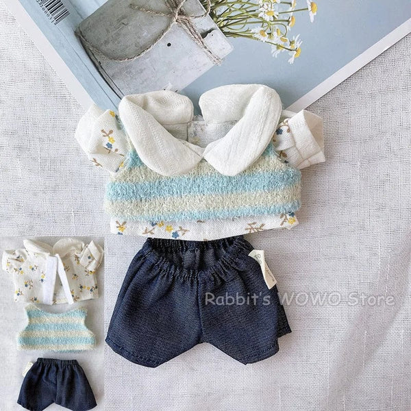 Planet Gates Doll Clothes for 20cm Idol Dolls Accessories Plush Doll's Clothing Sweater Stuffed Toy Dolls Outfit for Korea Kpop EXO Dolls