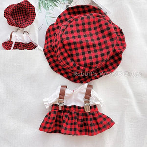 Planet Gates Doll Clothes for 20cm Idol Dolls Accessories Plush Doll's Clothing Sweater Stuffed Toy Dolls Outfit for Korea Kpop EXO Dolls
