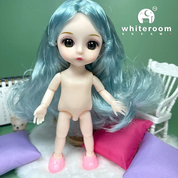 Planet Gates Doll For Girl Baby Doll Toys Children Kid Boy Toy PC Lover Holiday Gift Full Set Bjd 1/12 Mini Dolls Baby Clothes Dress Up