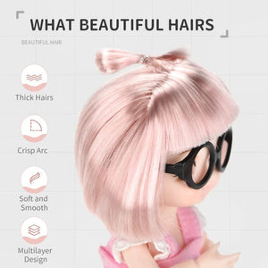 Planet Gates Doll For Girl Baby Doll Toys Children Kid Boy Toy PC Lover Holiday Gift Full Set Bjd 1/12 Mini Dolls Baby Clothes Dress Up