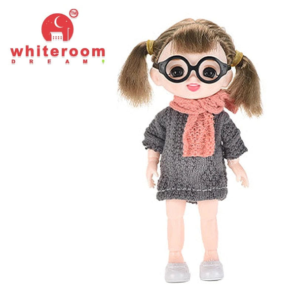 Planet Gates Doll For Girl Baby Doll Toys Children Kid Boy Toy PC Lover Holiday Gift Full Set Bjd 1/12 Mini Dolls Baby Clothes Dress Up