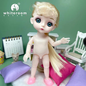 Planet Gates Doll For Girl Baby Doll Toys Children Kid Boy Toy PC Lover Holiday Gift Full Set Bjd 1/12 Mini Dolls Baby Clothes Dress Up