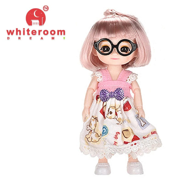 Planet Gates Doll For Girl Baby Doll Toys Children Kid Boy Toy PC Lover Holiday Gift Full Set Bjd 1/12 Mini Dolls Baby Clothes Dress Up