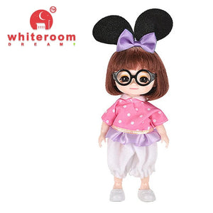 Planet Gates Doll For Girl Baby Doll Toys Children Kid Boy Toy PC Lover Holiday Gift Full Set Bjd 1/12 Mini Dolls Baby Clothes Dress Up