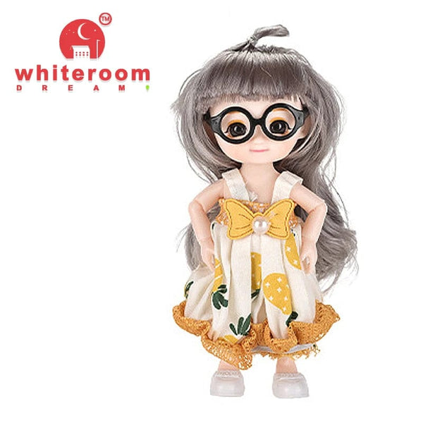 Planet Gates Doll For Girl Baby Doll Toys Children Kid Boy Toy PC Lover Holiday Gift Full Set Bjd 1/12 Mini Dolls Baby Clothes Dress Up