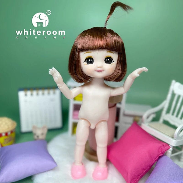 Planet Gates Doll For Girl Baby Doll Toys Children Kid Boy Toy PC Lover Holiday Gift Full Set Bjd 1/12 Mini Dolls Baby Clothes Dress Up