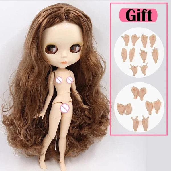 Planet Gates doll hand ab 13 / CHINA / 30cm height doll ICY DBS Blyth Doll White Skin Joint Body 1/6 BJD Special Price OB24 Toy Gift