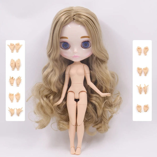 Planet Gates doll hand AB / 30cm height ICY DBS Blyth Doll 1/6 Joint Body 30CM BJD toys Natural shiny face with extra hands AB DIY Fashion Dolls girl gift