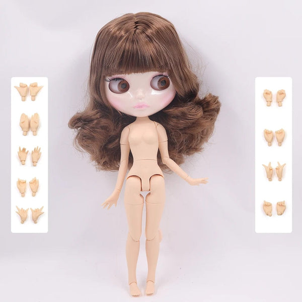 Planet Gates doll hand AB / 30cm height ICY DBS Blyth Doll 1/6 Joint Body 30CM BJD toys Natural shiny face with extra hands AB DIY Fashion Dolls girl gift