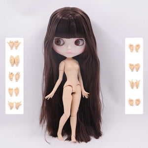Planet Gates doll hand AB / 30cm height ICY DBS Blyth Doll 1/6 Joint Body 30CM BJD toys Natural shiny face with extra hands AB DIY Fashion Dolls girl gift