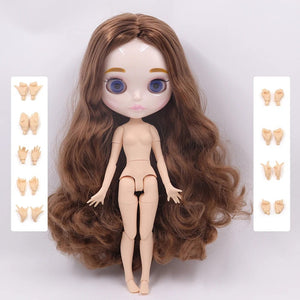 Planet Gates doll hand AB / 30cm height ICY DBS Blyth Doll 1/6 Joint Body 30CM BJD toys Natural shiny face with extra hands AB DIY Fashion Dolls girl gift