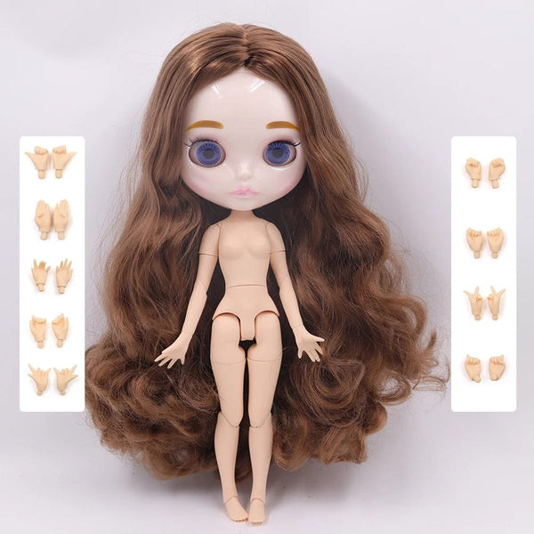 Planet Gates doll hand AB / 30cm height ICY DBS Blyth Doll 1/6 Joint Body 30CM BJD toys Natural shiny face with extra hands AB DIY Fashion Dolls girl gift
