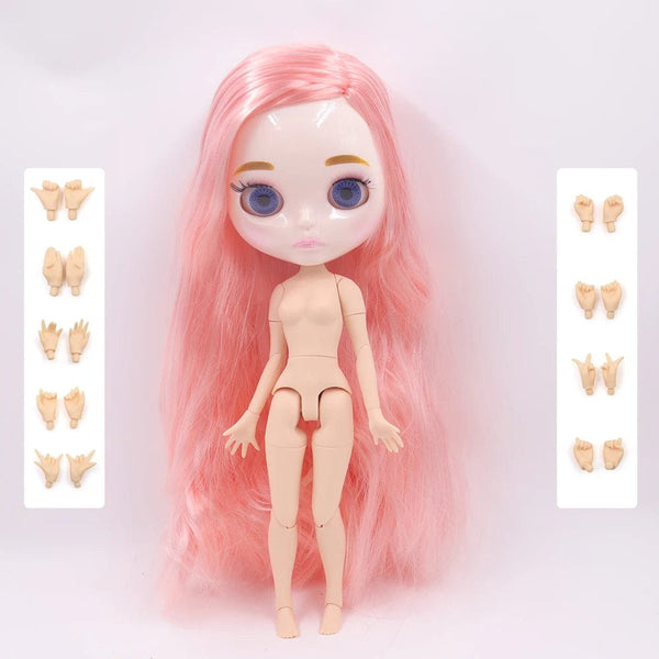 Planet Gates doll hand AB / 30cm height ICY DBS Blyth Doll 1/6 Joint Body 30CM BJD toys Natural shiny face with extra hands AB DIY Fashion Dolls girl gift