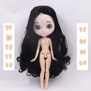 Planet Gates doll hand AB / 30cm height ICY DBS Blyth Doll 1/6 Joint Body 30CM BJD toys Natural shiny face with extra hands AB DIY Fashion Dolls girl gift