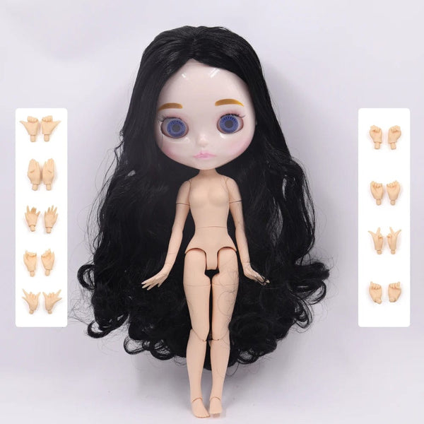 Planet Gates doll hand AB / 30cm height ICY DBS Blyth Doll 1/6 Joint Body 30CM BJD toys Natural shiny face with extra hands AB DIY Fashion Dolls girl gift