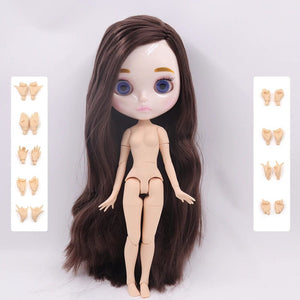 Planet Gates doll hand AB / 30cm height ICY DBS Blyth Doll 1/6 Joint Body 30CM BJD toys Natural shiny face with extra hands AB DIY Fashion Dolls girl gift