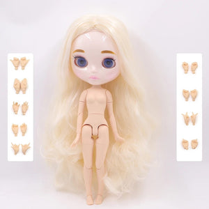 Planet Gates doll hand AB / 30cm height ICY DBS Blyth Doll 1/6 Joint Body 30CM BJD toys Natural shiny face with extra hands AB DIY Fashion Dolls girl gift
