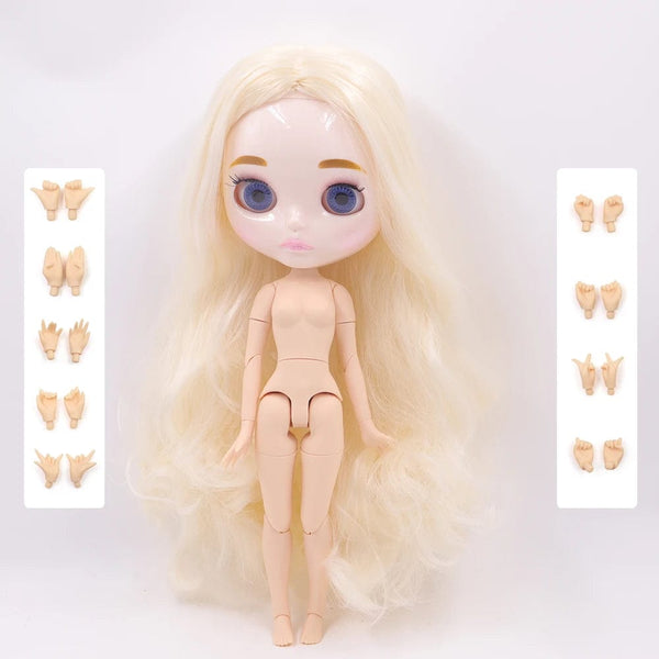 Planet Gates doll hand AB / 30cm height ICY DBS Blyth Doll 1/6 Joint Body 30CM BJD toys Natural shiny face with extra hands AB DIY Fashion Dolls girl gift