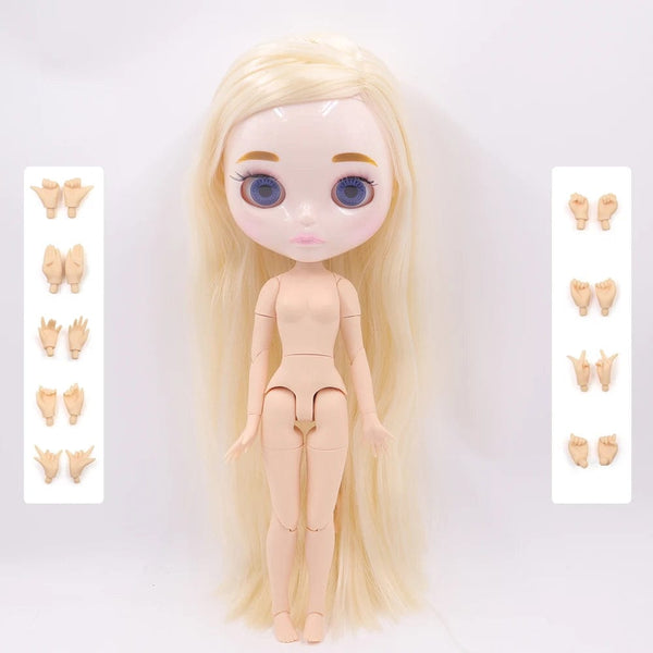Planet Gates doll hand AB / 30cm height ICY DBS Blyth Doll 1/6 Joint Body 30CM BJD toys Natural shiny face with extra hands AB DIY Fashion Dolls girl gift