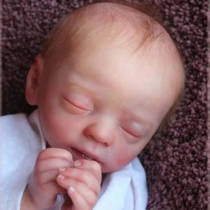 Planet Gates doll kit with body 15inches Bebe Reborn Kit Blessing Sleeping Newborn Baby DIY Unpainted Reborn Blank Doll Parts Muñecas Kit Reborn кукла реборн