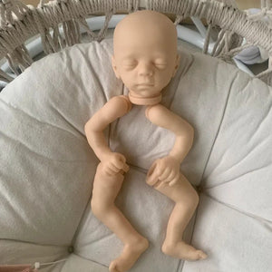 Planet Gates doll kit with body 15inches Bebe Reborn Kit Blessing Sleeping Newborn Baby DIY Unpainted Reborn Blank Doll Parts Muñecas Kit Reborn кукла реборн