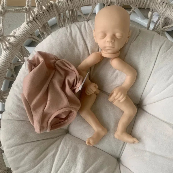 Planet Gates doll kit with body 15inches Bebe Reborn Kit Blessing Sleeping Newborn Baby DIY Unpainted Reborn Blank Doll Parts Muñecas Kit Reborn кукла реборн