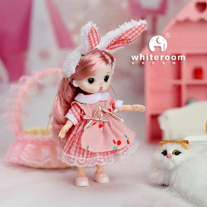 Planet Gates doll with clothes21 / CHINA / baby Doll For Girl Toy BJD Mini Doll 13 Movable Joint Baby 3D Big Eyes Beautiful DIY Toy Doll With Clothes Dress Up 1/12 Fashion Doll