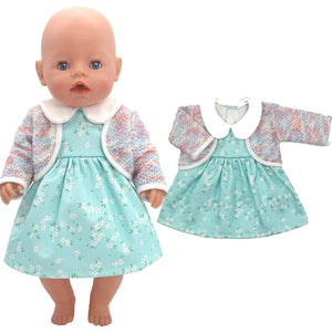 Planet Gates Dolls Out Going Carry Bag Doll Accessory for 43cm Baby New Born Doll Girl for 18 Inch Bag Doll Clothes