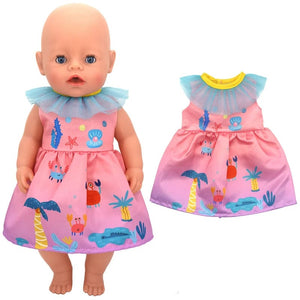 Planet Gates Dolls Out Going Carry Bag Doll Accessory for 43cm Baby New Born Doll Girl for 18 Inch Bag Doll Clothes