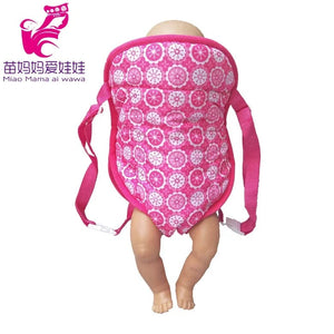 Planet Gates Dolls Out Going Carry Bag Doll Accessory for 43cm Baby New Born Doll Girl for 18 Inch Bag Doll Clothes