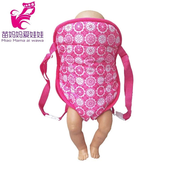 Planet Gates Dolls Out Going Carry Bag Doll Accessory for 43cm Baby New Born Doll Girl for 18 Inch Bag Doll Clothes
