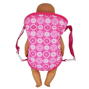 Planet Gates Dolls Out Going Carry Bag Doll Accessory for 43cm Baby New Born Doll Girl for 18 Inch Bag Doll Clothes