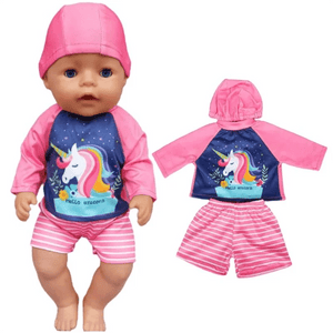 Planet Gates Dolls Out Going Carry Bag Doll Accessory for 43cm Baby New Born Doll Girl for 18 Inch Bag Doll Clothes