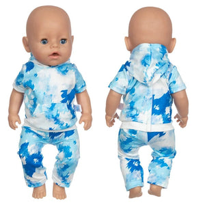 Planet Gates Dolls Out Going Carry Bag Doll Accessory for 43cm Baby New Born Doll Girl for 18 Inch Bag Doll Clothes