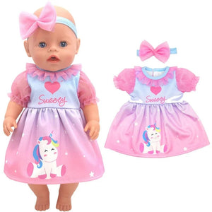 Planet Gates Dolls Out Going Carry Bag Doll Accessory for 43cm Baby New Born Doll Girl for 18 Inch Bag Doll Clothes