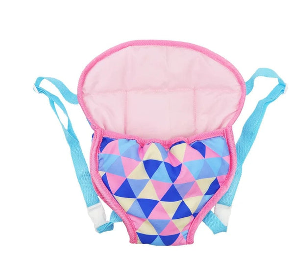 Planet Gates Dolls Out Going Carry Bag Sleeping Bag Doll Accessory for 43cm Baby New Born Doll 18 Inch Doll Backpack Bag